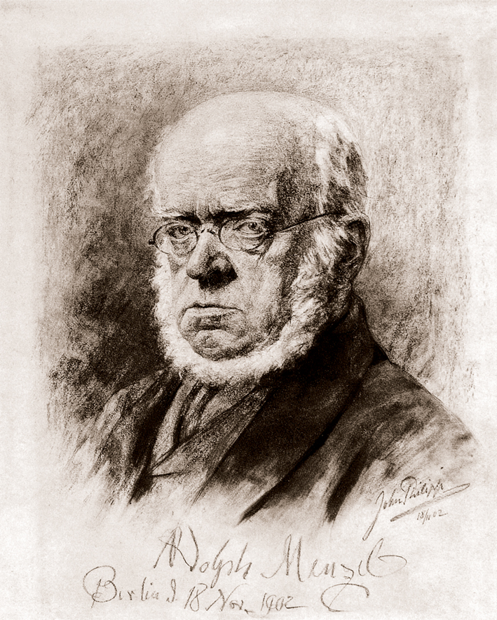 Adolpyh Von Menzel —— 自画像